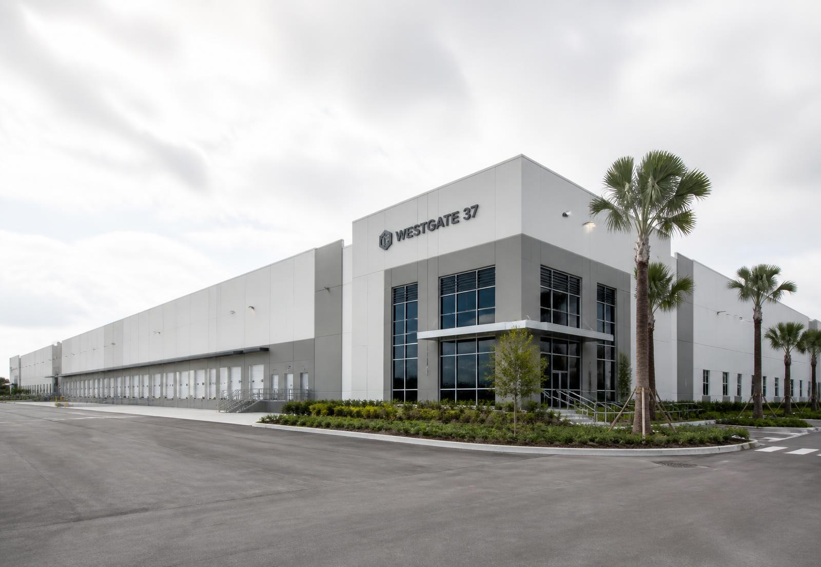 Industrial warehouse property with loading docks in South Florida